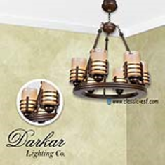 لوستر-چوبی-دارکار-مدل-چلسی-6-شعله