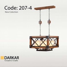 لوستر-چوبی-رویال-باکس-4-شعله-دارکار