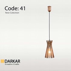 آویز-چوبی-آریانا-تک-شعله-دارکار