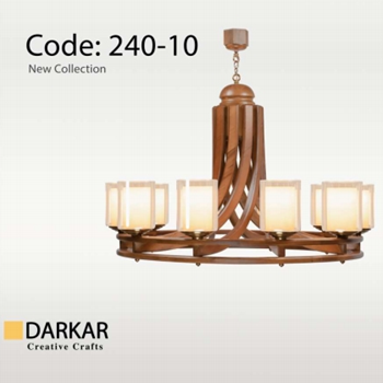 لوستر-چوبی-مدل-رولت-شعله-دارکار