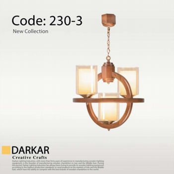 لوستر-چوبی-مدل-رومن-5-شعله-دارکار