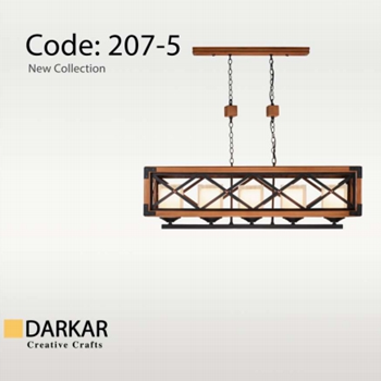 لوستر-چوبی-رویال-باکس-4-شعله-دارکار