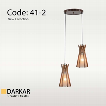 آویز-چوبی-آریانا-تک-شعله-دارکار