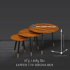 میز-عسلی-سه-تایی-لوتوس-کد-741-br
