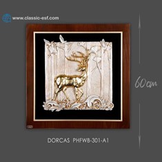 تابلو-لوتوس-کد-301-A1-فریم-چوبی-و-برجسته