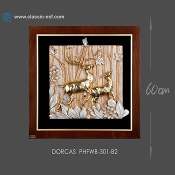 تابلو-لوتوس-کد-301-1B-فریم-چوبی-و-برجسته