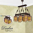 لوستر-چوبی-دارکار-مدل-منچستر-6-شعله-سرپائین