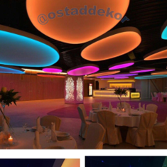 سقف-کشسان-از-نوع-ترنس-با-نورپردازی-آٰرجی-بی