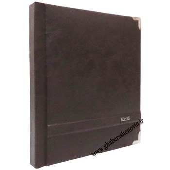 آلبوم-فتوبوک-چسبی-صحافی-شده-مدل-چرم-خطی