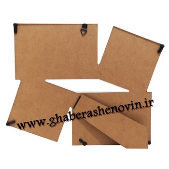 قاب-خانواده-مدل-چهار-عکس-سفید