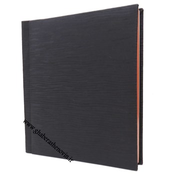 آلبوم-فتوبوک-چسبی-صحافی-شده-مدل-چرم-ساده