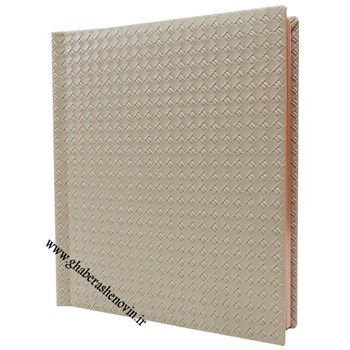آلبوم-فتوبوک-چسبی-صحافی-شده-مدل-چرم-ساده