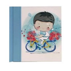 آلبوم-فریم-دارفانتزی-کودکطرح-پسر-دوچرخه-سوار