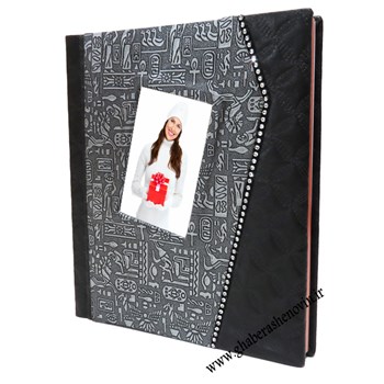 آلبوم-فتوبوک-چسبی-صحافی-شده-مدل-چرم-قابدار-نگیندار-رنگ-قاب-روی-کار-به-صورت-رندوم-ارسال-میشود