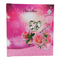 آلبوم-عکس-چسبی-سیمی-فنریمدل-گل