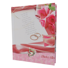 آلبوم-عکس-چسبی-صحافی-شده-مدل-گل