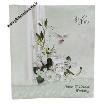 آلبوم-عکس-چسبی-سیمی-فنریمدل-گل