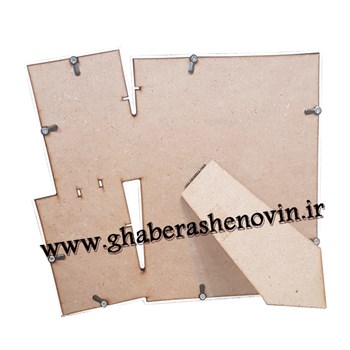 قاب-خانواده-سه-عکس-کد-2-سفید