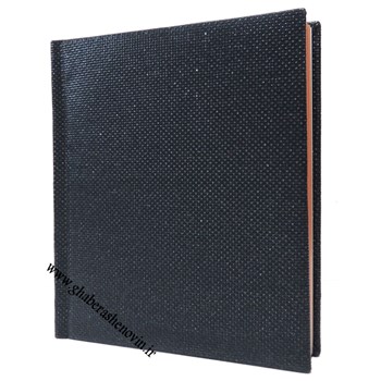 آلبوم-فتوبوک-چسبی-صحافی-شده-مدل-چرم-ساده