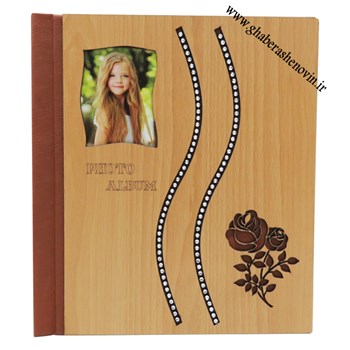 آلبوم-فتوبوک-چسبی-صحافی-شده-مدل-چرم-MDF