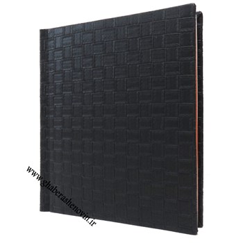 آلبوم-فتوبوک-چسبی-صحافی-شده-مدل-چرم-ساده