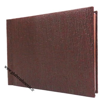 آلبوم-فتوبوک-چسبی-صحافی-شده-مدل-چرم-ساده