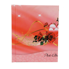 آلبوم-عکس-چسبی-صحافی-شده-مدل-گل