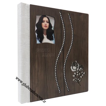 آلبوم-فتوبوک-چسبی-صحافی-شده-مدل-چرم-MDF
