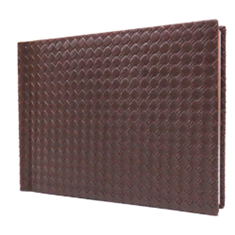 آلبوم-فتوبوک-چسبی-صحافی-شده-مدل-چرم-ساده