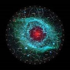 تابلو-آسمان-شب-طرح-چشم-خدا-تاریخ-خاص