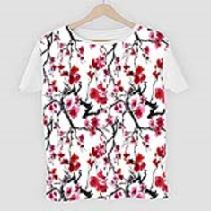 تیشرت-یقه-گرد-زنانهتمامی-سایزها-موجود-می-باشد