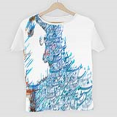 تیشرت-یقه-گرد-زنانهتمامی-سایزها-موجود-می-باشد