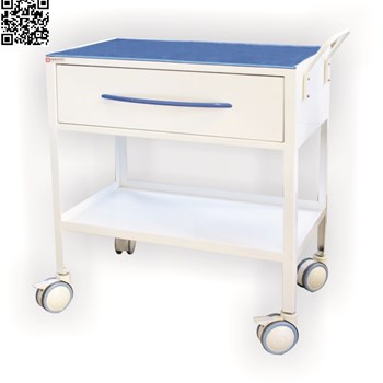 ترایلی-بیمارستانی-کشودار-رویه-شیشه-TRH