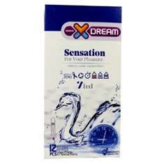 کاندوم-12-عددیحساس-تاخیری-خاردار-شیاردارایکس-دریم-SENSATION