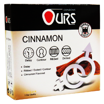 کاندوم-3-عددی-سینامون-دارچیناورس-CINNAMON