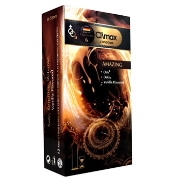 کاندوم-12-عددی-با-رایحه-وانیل-کلایمکس-AMAZING
