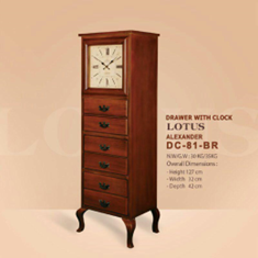 ساعت-کنار-سالنی-لوتوس-همراه-با-دراور-کد-81