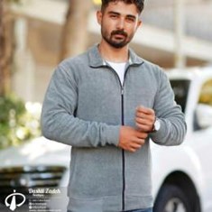 سویشرت-مخمل-حوله-ای-تدی-رنگ-سبزصدری