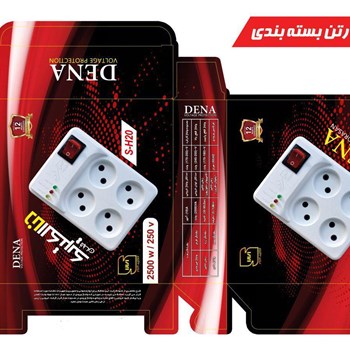 محافظ-چهارخانه-دنا-الکتریک-با-کابل-3-متری