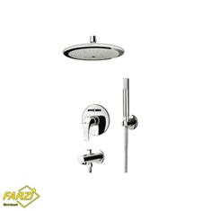 دوش-توکار-کلار-مدل-فلور-کروم-تیپ-4