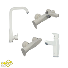 ست-4-تکه-شیرآلات-کلار-مدل-برلیان-سفید