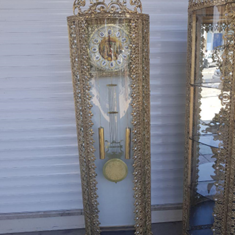 ساعت-ایستاده-برنز-خم