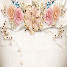 پوستر-دیواری-سه-بعدی-طرح-گل-زیبا-کد-208