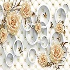 پوستر-دیواری-سه-بعدی-طرح-گل-زیبا-کد-91