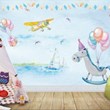پوستر-دیواری-اتاق-کودک-طرح-رویایی-آسمان-کد-517