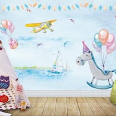 پوستر-دیواری-اتاق-کودک-طرح-رویایی-آسمان-کد-517