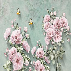 پوستر-دیواری-سه-بعدی-طرح-گل-زیبا-کد-104