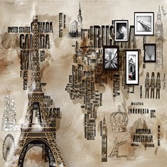 پوستر-دیواری-سه-بعدی-طرح-شهر-و-ساختمان-کد522