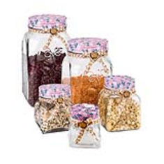 بانکه-های-حبوبات-پنج-سایز-نیلوفر-مدل-بهار-نارنج