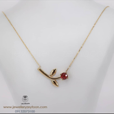 گردنبند-اسپرت-طرح-گل-رز